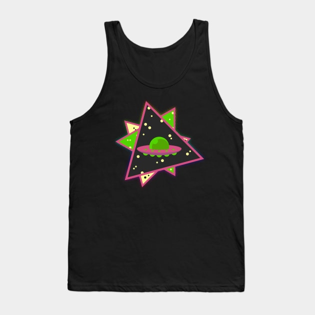 Crazy UFO Tank Top by prometheus31